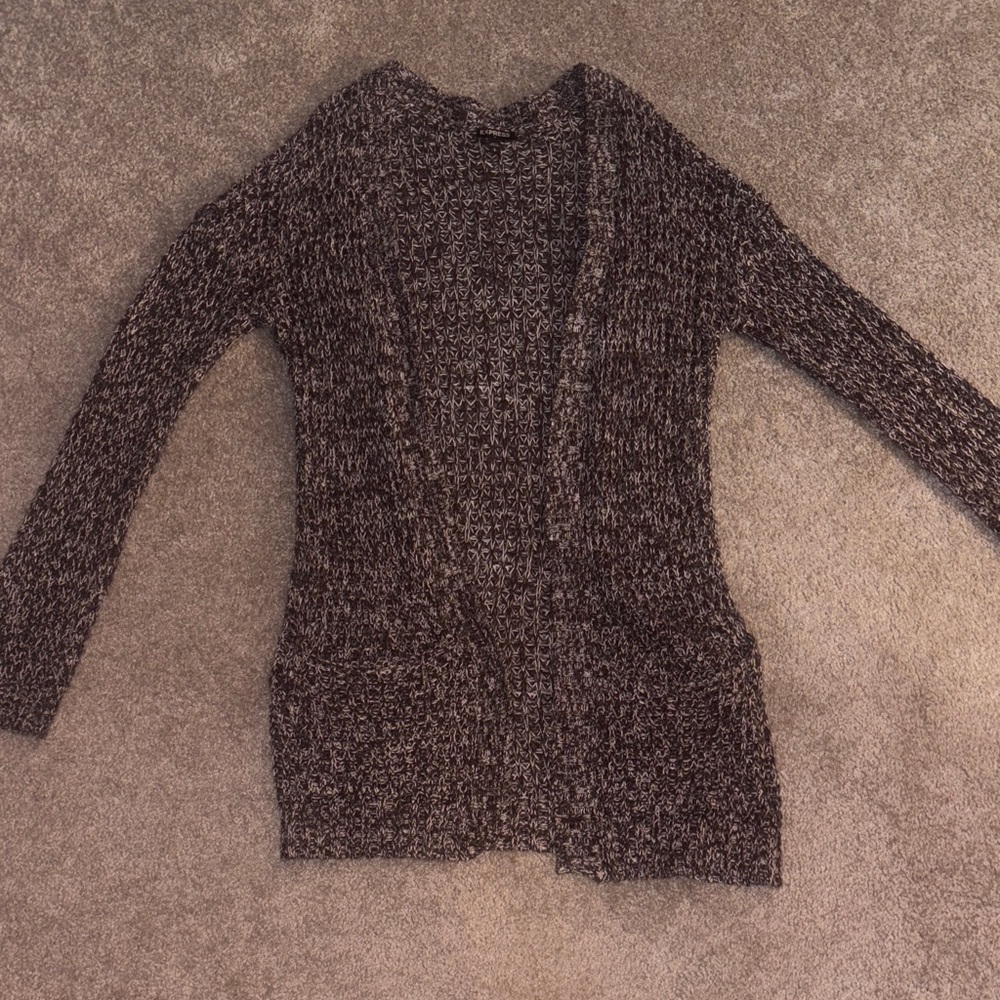 Express Women's Dark Brown Cardigan